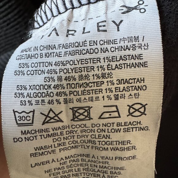 Varley Vine Half Zip Pullover Sweatshirt Sz Md Ribbed Gold Hardware Shawl Collar - Picture 5 of 16